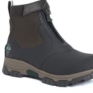 Muck Men's Brown Zip-Up Boots Men’s 12